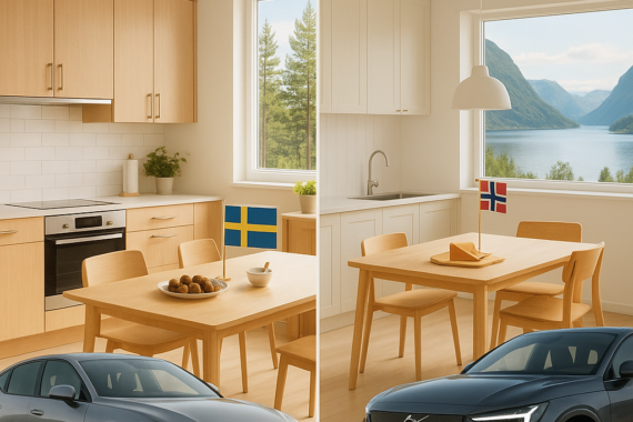 Norge vs Sverige: Samhällsreflektioner kring mat, livsstil och elbilstrender